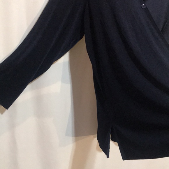 CSC Studio Ladies size 1X Navy Blue Single Button Cardigan - Picture 6 of 6